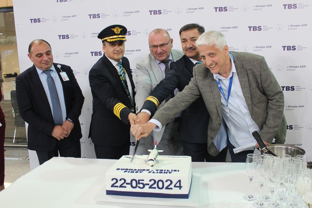 THE FIRST DUSHANBE – TBILISI FLIGHT TOOK PLACE